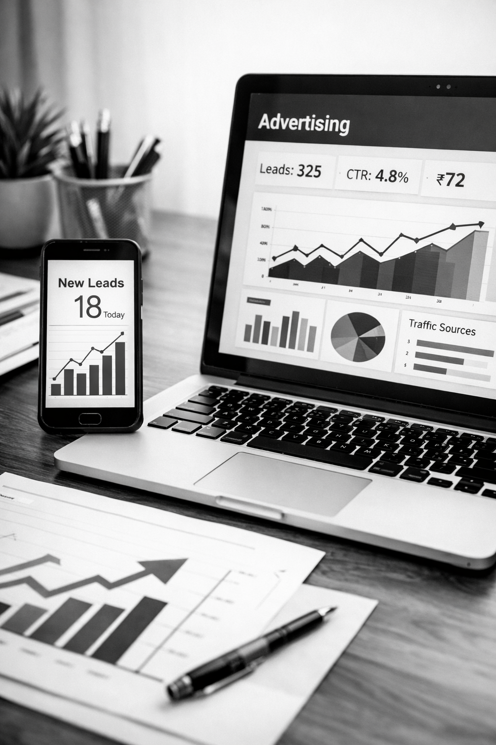 AdFix hero section image